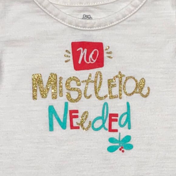 Baby Girls Christmas Outfit Long Sleeve Shirt Skirt Leggings 3pc Lot Size 3-6M - Picture 3 of 9